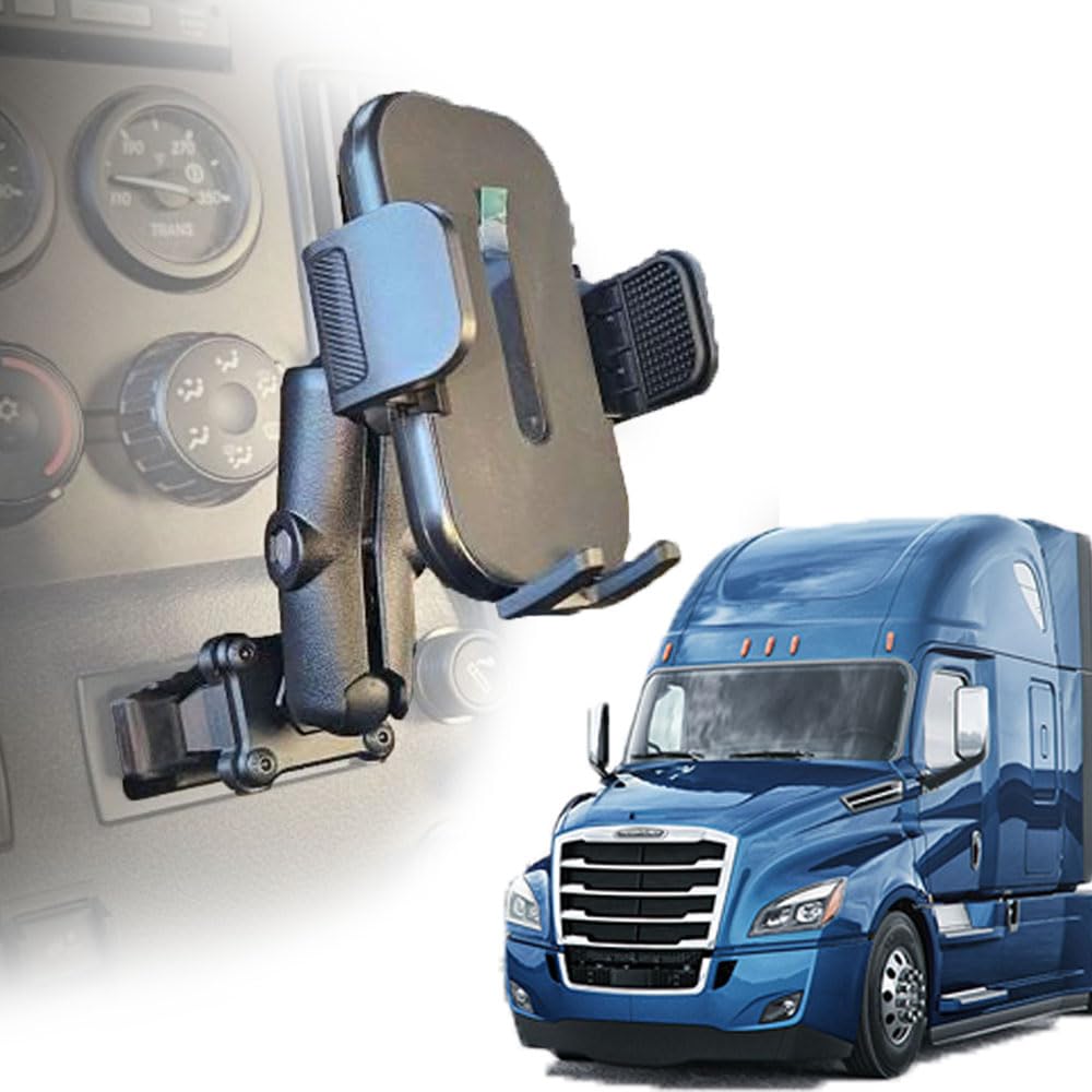Smash Mount FL, Freightliner Cascadia Phone Holder Kit 2018-2026, 1 inch RAM Compatible Accessories Holder for Semi Truck (Phone Mount Kit