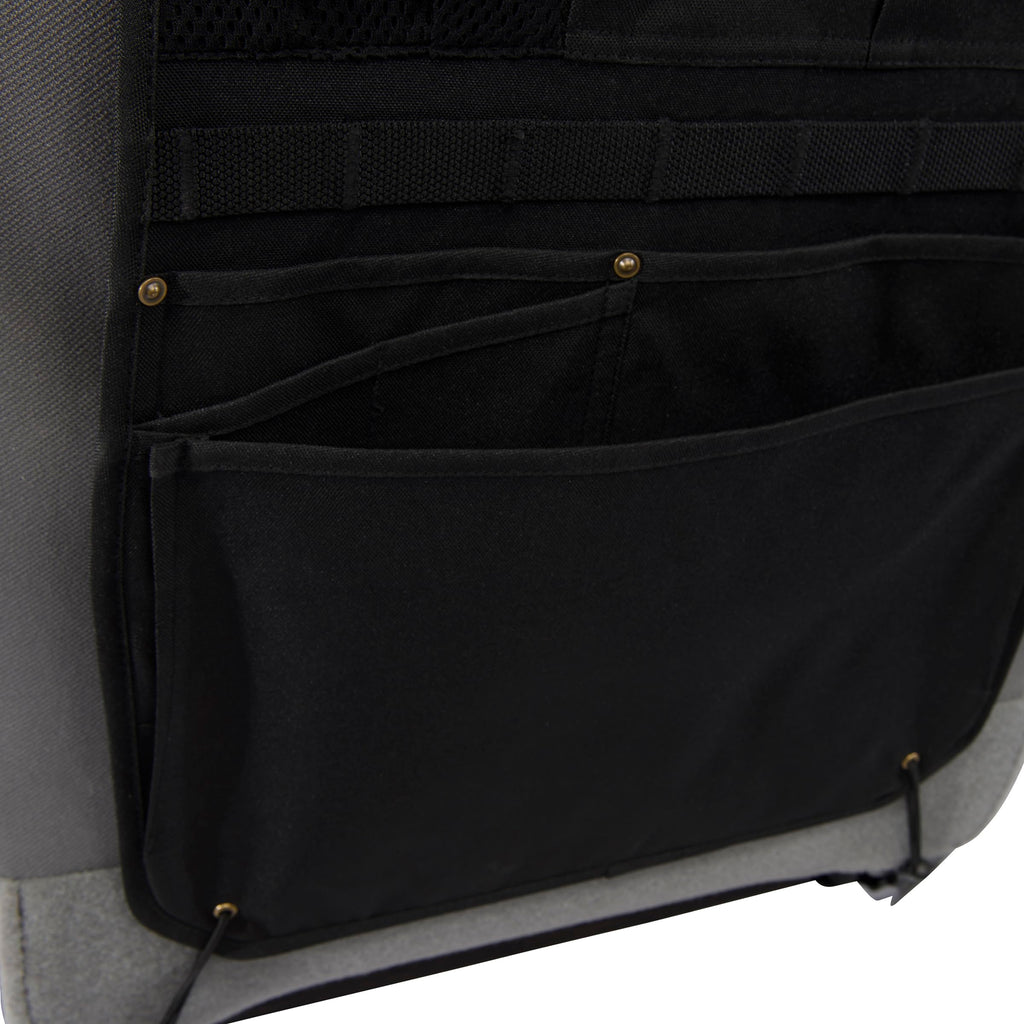 Carhartt Universal Nylon Duck Automotive Seat Back Organizer, Organization for Work and Kids, Gravel