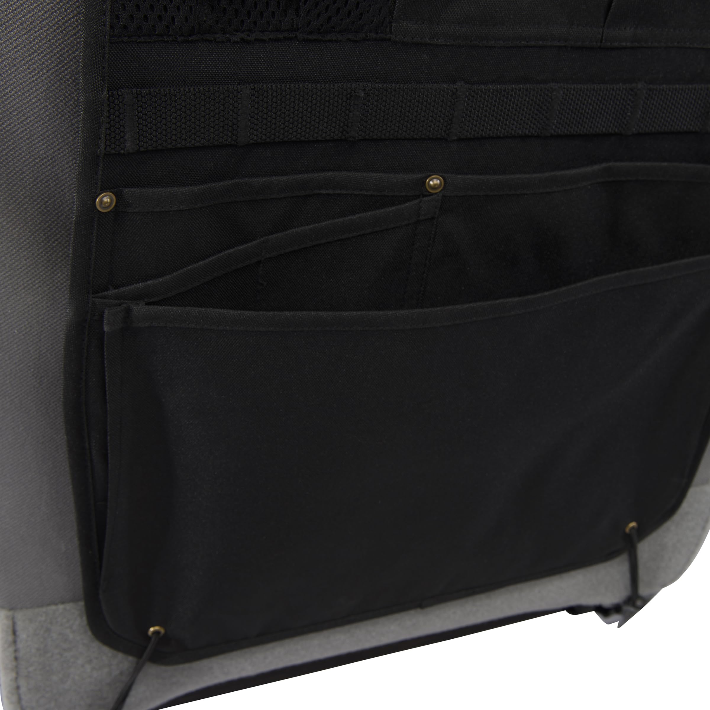 Carhartt Universal Nylon Duck Automotive Seat Back Organizer, Organization for Work and Kids, Gravel