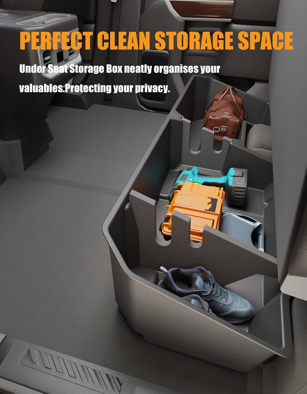 IronVault Center Console Organizer for Chevy Silverado & GMC Sierra (2019–2026)